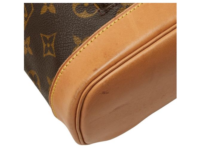 Mochila Louis Vuitton Monogram Montsouris MM Marrom Monograma - vista 5