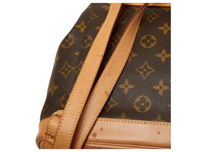 Mochila Louis Vuitton Monogram Montsouris MM Marrom Monograma - vista 8