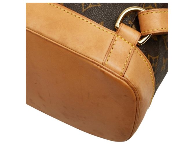 Louis Vuitton Monogram Montsouris GM Backpack Brown - view 6