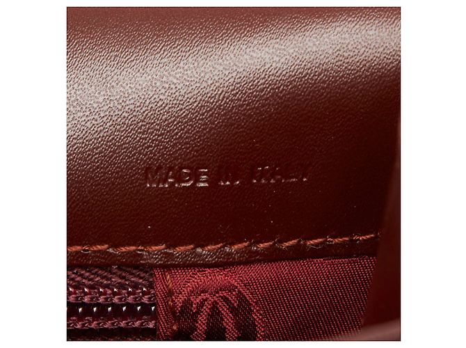 Borsa Cartier Must Line in pelle rosso vino Bordò - vista 10
