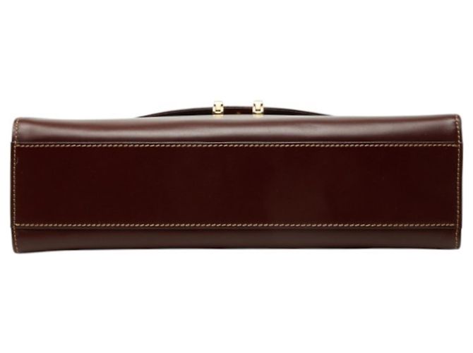 Borsa Cartier Must Line in pelle rosso vino Bordò - vista 3