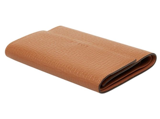 Loewe braunes Leder Tri-fold Portemonnaie - Ansicht 5