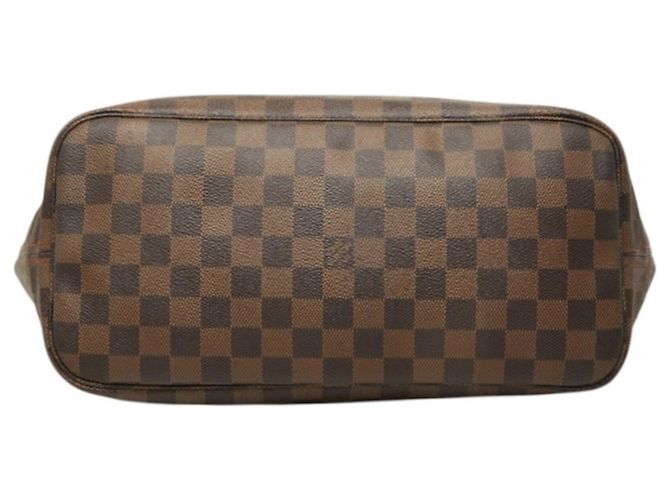 Bolsa de Ombro Louis Vuitton Damier Neverfull MM Marrom Damier ebene - vista 3