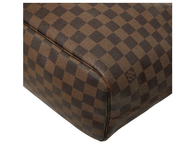 Bolsa de Ombro Louis Vuitton Damier Neverfull MM Marrom Damier ebene - vista 4