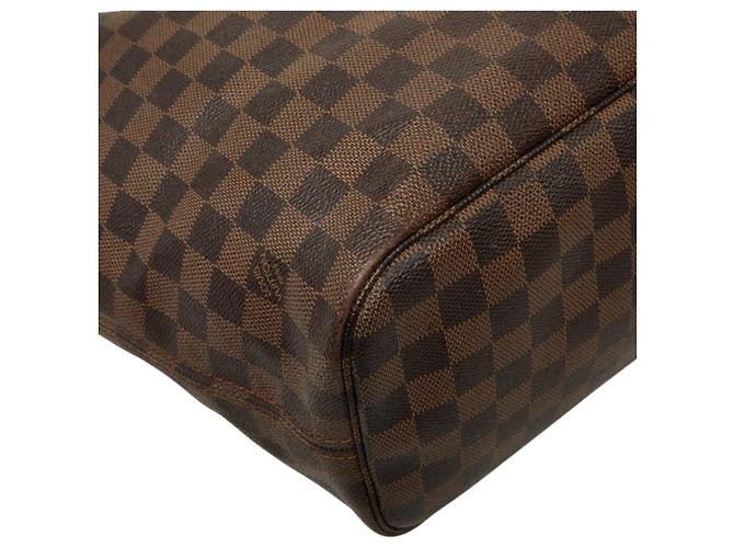 Bolsa de Ombro Louis Vuitton Damier Neverfull MM Marrom Damier ebene - vista 5