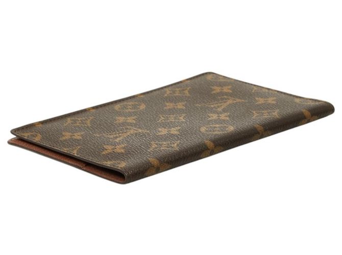 Louis Vuitton Monogram Reisepasshülle Braun Monogramm - Ansicht 5