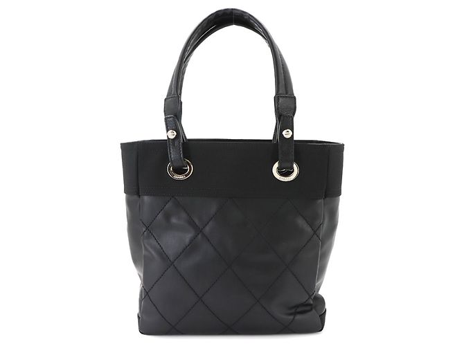 Bolso Chanel Paris Biarritz PM Tote Negro - vista 3