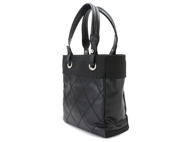 Bolso Chanel Paris Biarritz PM Tote Negro - vista 4