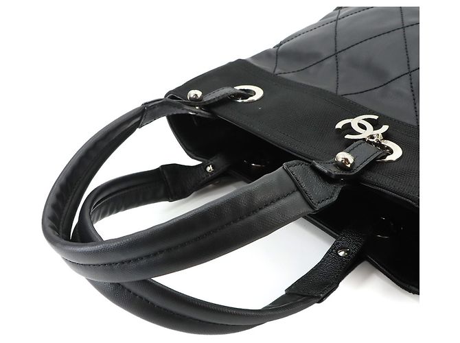 Bolso Chanel Paris Biarritz PM Tote Negro - vista 6