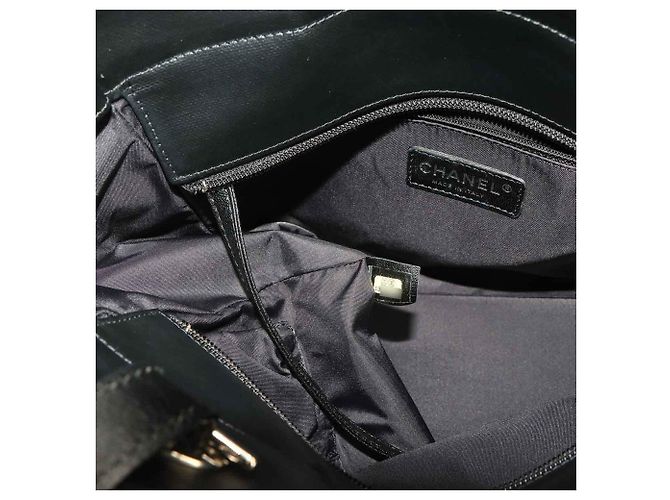 Bolso Chanel Paris Biarritz PM Tote Negro - vista 9