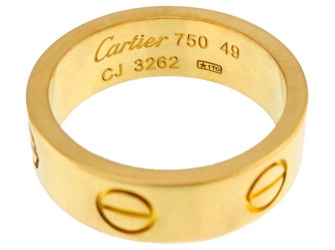 Anello Cartier Love in oro giallo 18K - vista 3