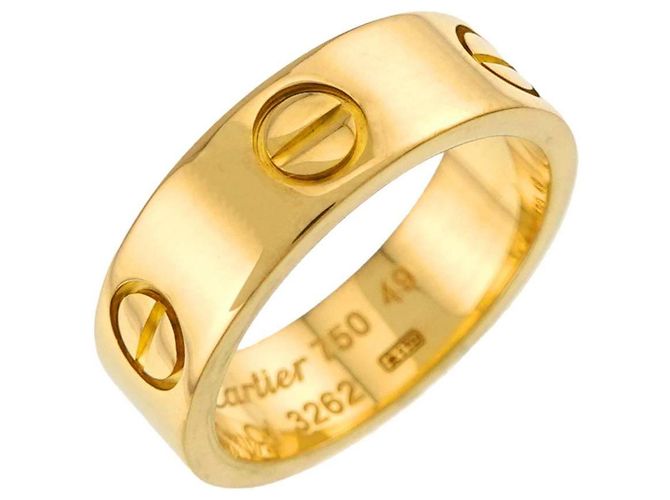 Anello Cartier Love in oro giallo 18K - vista 4