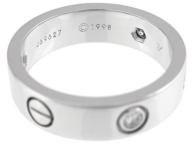 Anello Cartier Love in oro bianco - vista 4