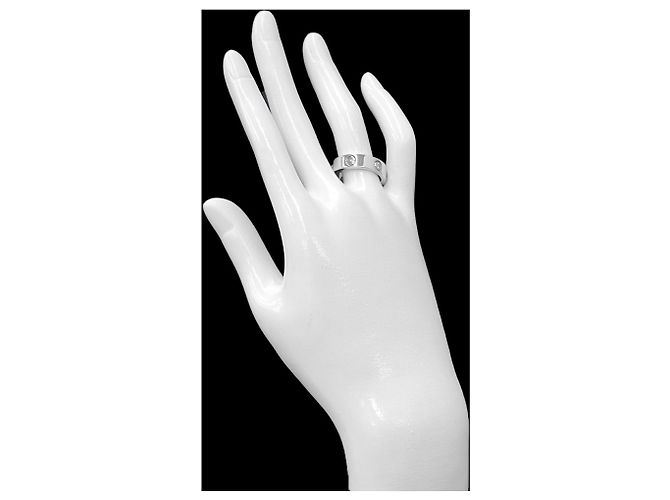 Anello Cartier Love in oro bianco - vista 7