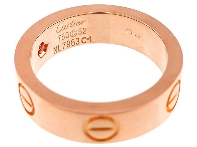 Anello Cartier Love in oro rosa 18K - vista 3
