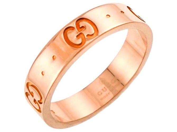 Anillo Gucci Icon Band en oro rosa - vista 6