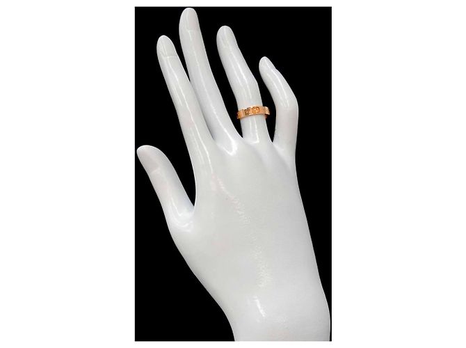 Anillo Gucci Icon Band en oro rosa - vista 8