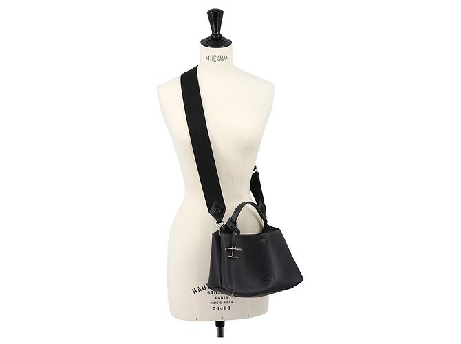 Bolsa de Mão/Ombro Tod's T-Timeless Micro Preto - vista 10