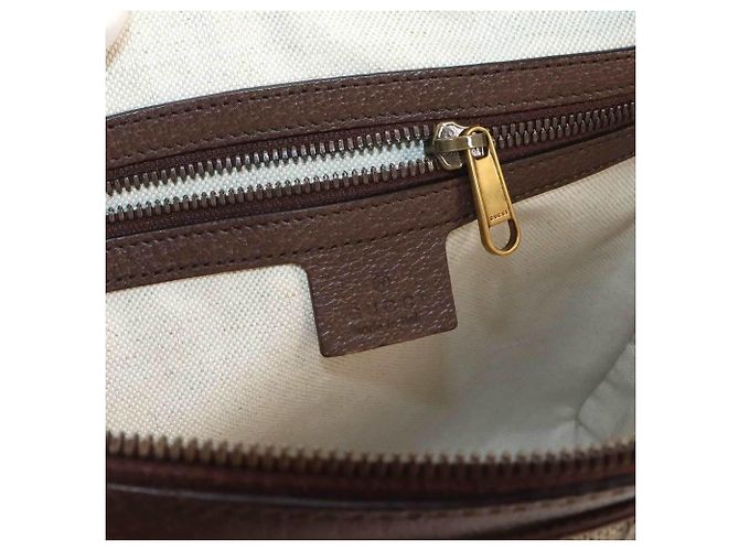 Borsa a spalla piccola Gucci Ophidia Marrone Beige - vista 8