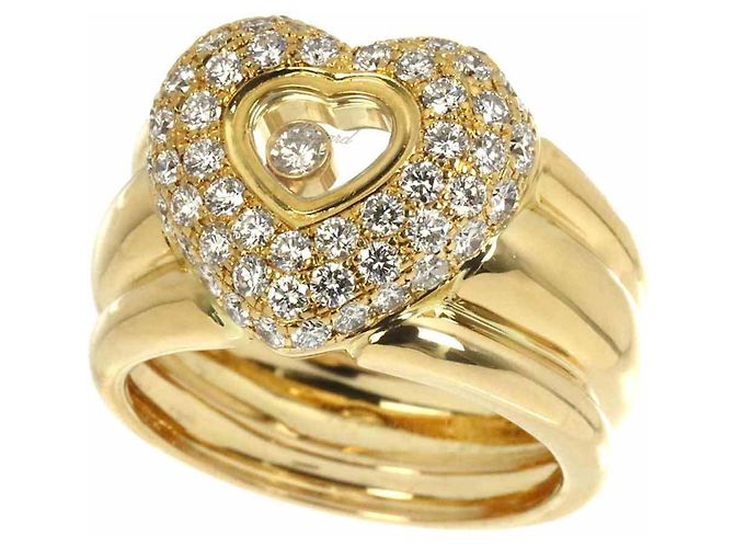 Chopard Happy Diamonds Heart Band Ring - view 7