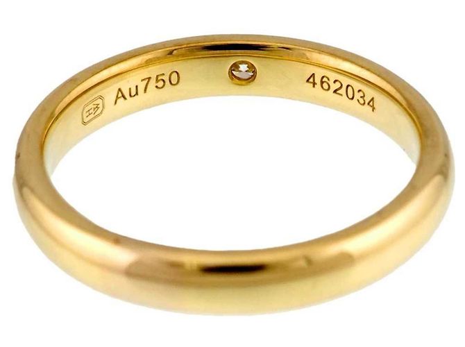 Anello a fascia Harry Winston in oro giallo 18K - vista 3