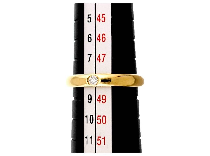 Anello a fascia Harry Winston in oro giallo 18K - vista 5