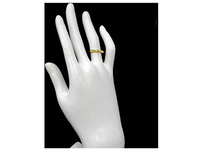 Anello a fascia Harry Winston in oro giallo 18K - vista 6
