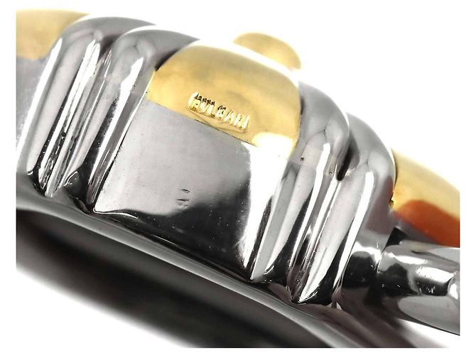 Bulgari Portachiavi Bvlgari BVLGARI Charm in oro giallo e acciaio inossidabile - vista 5