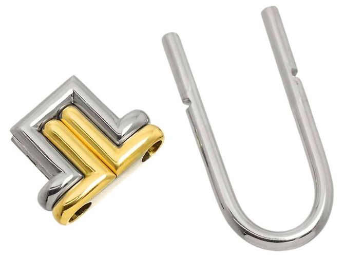 Bulgari Portachiavi Bvlgari BVLGARI Charm in oro giallo e acciaio inossidabile - vista 3