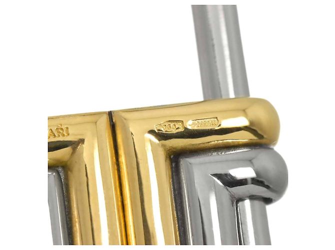 Bulgari Portachiavi Bvlgari BVLGARI Charm in oro giallo e acciaio inossidabile - vista 4