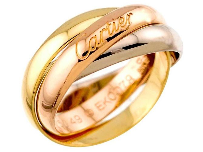 Anillo Cartier Trinity MM en oro de 18K - vista 4