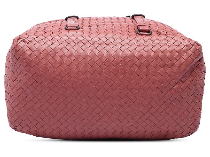 Borsa Bottega Veneta in Nappa Intrecciato rosa - vista 3