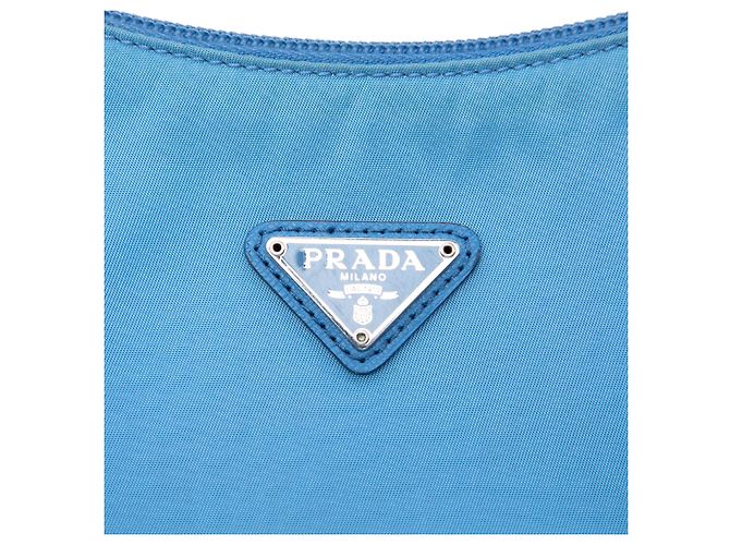 Bolso de hombro Prada Blue Mini Tessuto Re Edition 2000 Azul - vista 5