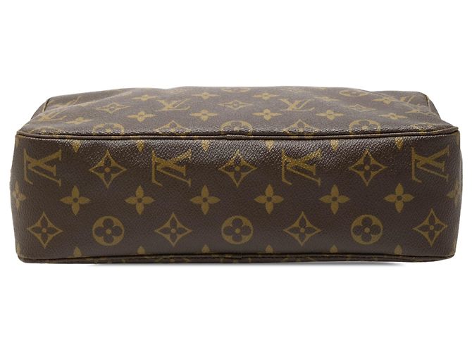 Louis Vuitton Brown Monogram Trousse Toilette 28 Castaño - vista 3