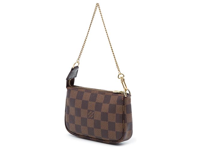 Louis Vuitton Brown Damier Ebene Mini Pochette Accessoires Braun - Ansicht 2