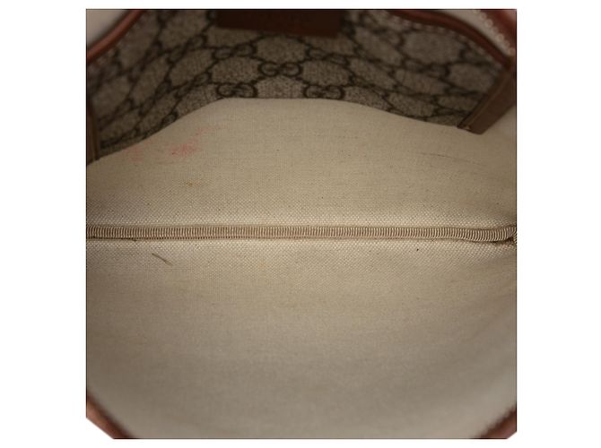 Borsa a tracolla Gucci Beige GG Supreme Web - vista 4
