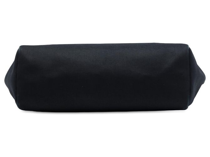 Hermès Black Toile and Vache Hunter Herbag Cabas MM Preto - vista 3