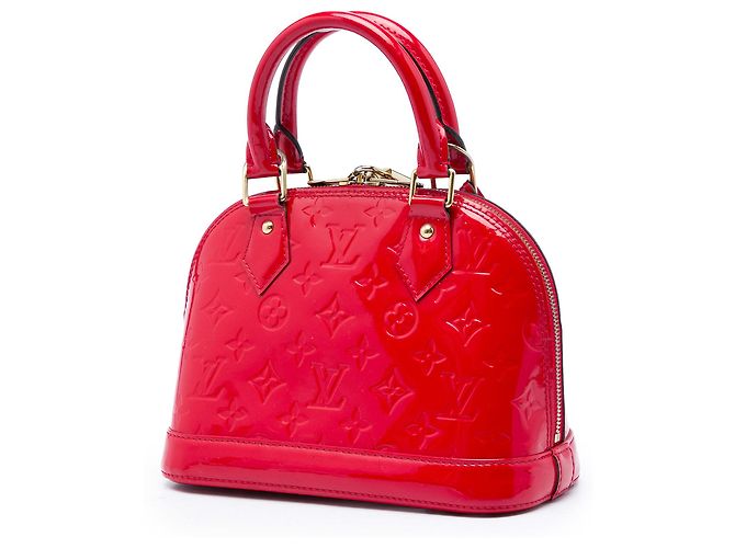 Louis Vuitton Red Monogram Vernis Alma BB Rosso - vista 2