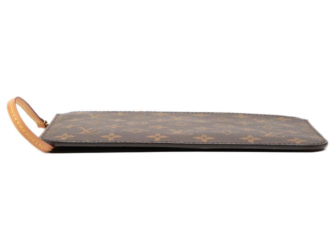 Bolsa Louis Vuitton Brown Monogram Neverfull MM Marrom - vista 3