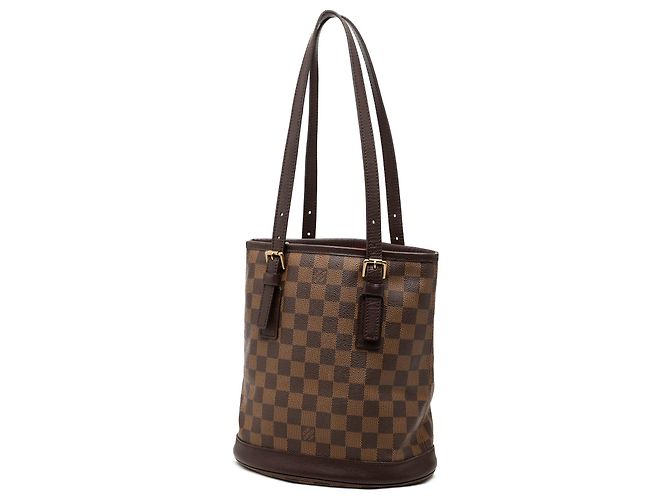 Louis Vuitton Brown Damier Ebene Marais Marrone - vista 2