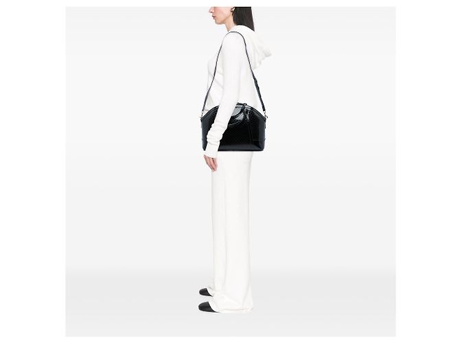 Bolso Gucci Nice Dome Large de charol Microguccissima negro - vista 5