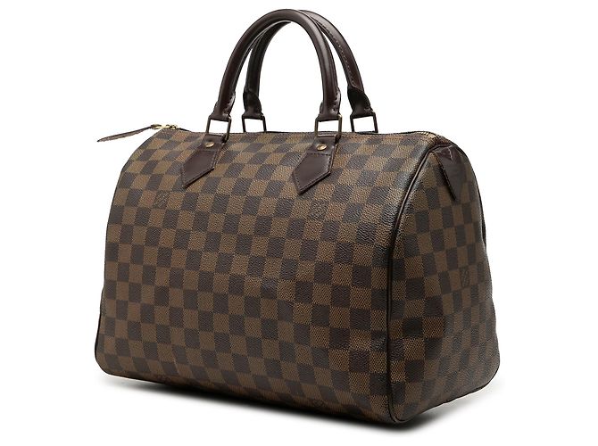Louis Vuitton Brown Damier Ebene Speedy 30 Marrom - vista 2