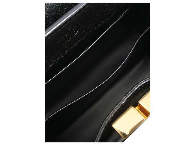 Louis Vuitton Black Taurillon Mini Capucines Nero - vista 4