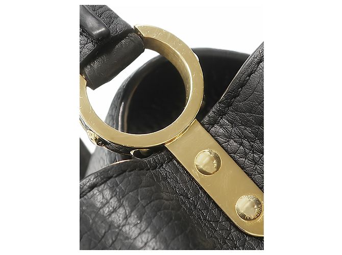 Louis Vuitton Black Taurillon Mini Capucines Nero - vista 8