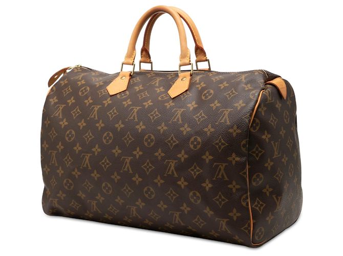 Louis Vuitton Brown Monogram Speedy 40 Marrone - vista 2