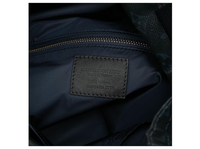 Bolso Ultralight Louis Vuitton Black Monogram Cobalt Stripe Negro - vista 5