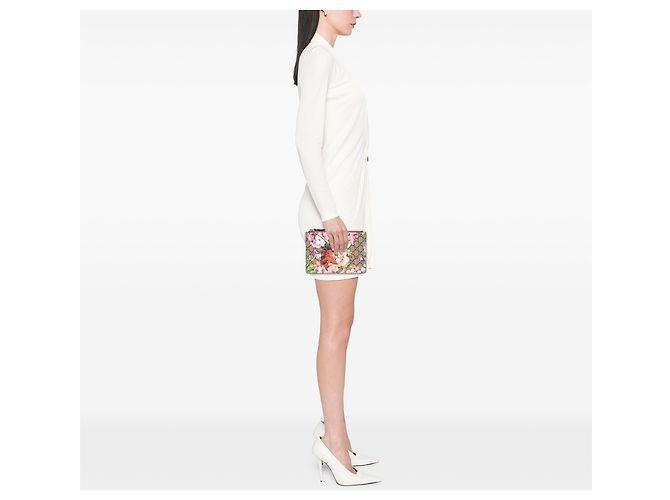 Clutch Gucci Pink GG Supreme Blooms Rosa - vista 6
