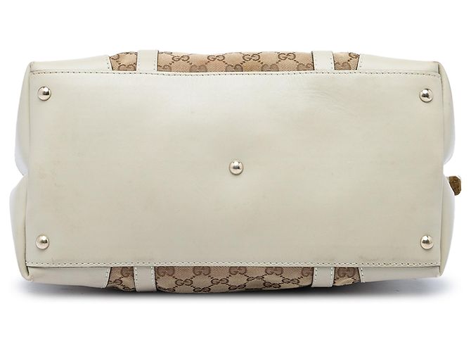 Gucci Lovely Tote aus beigem GG Canvas - Ansicht 3