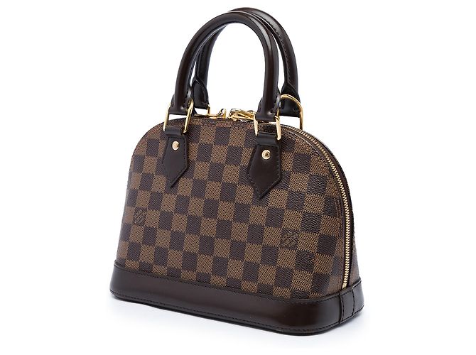 Louis Vuitton Brown Damier Ebene Alma BB Marron - vue 2