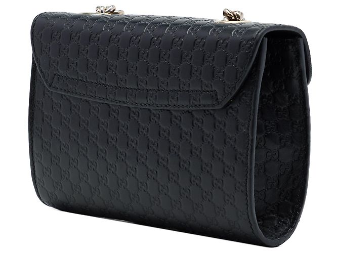 Gucci Black Mini Microguccissima Emily Crossbody Nero - vista 2